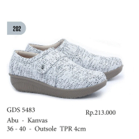 Sepatu Wanita Casual Kets Cewek Original Garsel Terbaru GDS 5483