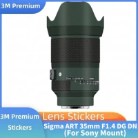 For Sigma 35mm F1.4 DG DN ART Camera Lens Decal Skin Vinyl Wrap Film Protective Sticker ART35 35 1.4 F/1.4 DGDN For Sony E Mount