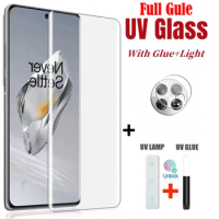 3D Curved High Quality Full Glue UV Tempered Glass For OnePlus 12 Screen Protector For OnePlus 12 Camera Film