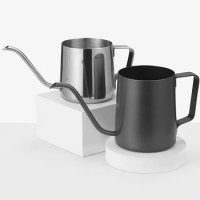 250ml/350ml Pour Over Gooseneck Kettle Stainless Steel Spout Coffee Pot Long Narrow Drip Coffee Kettle Gift For Coffee Lover