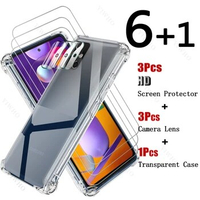 Tempered Glass Screen Protectors for Samsung Galaxy M31s Soft Silicone Shockproof Case Camera Lens for Samsung M 31 S M31 31s HD