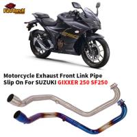 Full System For SUZUKI GIXXER250 Gixxer 250 SF250 Motorcycle Exhaust Modified Escape Moto Modify 51mm Front Middle Link Pipe