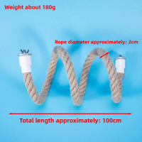 Twine Bird Stand Pole Parrot Toy Twistable Deformable Bird Perch Climbing Frame Stand Stick Bird Sup