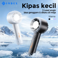 INBEX Kipas Angin Mini Genggam - Portabel, 3 Kecepatan