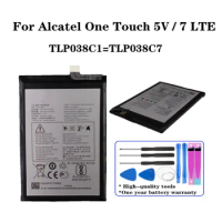 New TLP038C1 TLP038C7 Battery For Alcatel One Touch 5V OT-5060A OT-5060D / Alcatel 7 LTE OT-6062W OT-6062 Revvl 2 Plus Battery