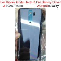 Original For Xiaomi Redmi Note 8 Pro Battery Cover Rear Glass Battery Door Housing Replacement Parts Redmi Note 8 Pro Back Cover