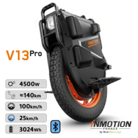 100% BEST DEAL INMOTION V13 PRO ELECTRIC UNICYCLE - 4500 W / 3024 WH
