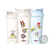 【Blender Bottle】Strada Sleek不鏽鋼｜飛天小女警 按壓防漏水壺740ml(BlenderBottle/保溫杯/冰霸杯)