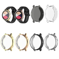 for Galaxy Watch active case Samsung galaxy watch active 2 44mm 40mm bumper Protector HD Full coverage Screen Protection case