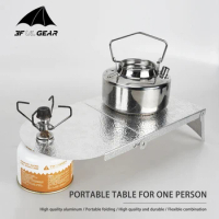 3F UL GEAR Portable Outdoor Mini Table Gas Tank Stainless Steel Stove Bracket Card Picnic Desk Barbecue Accessories
