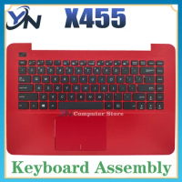 X455LJ For ASUS Laptop Keyboard X455LD X454L X455W X455LA W409l A455L F455 Keyboard Palmrest C Shell Assembly