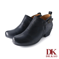 【DK 高博士】素面率性空氣女靴 87-2145-90 黑色