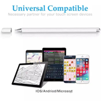 Capacitive stylus for apple huawei xiaomi samsung pencil android tablet smart phone pen writing printing pen with magnetic cap