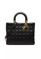 Dior 二手 Dior 大羊皮 Cannage Lady Dior 手袋