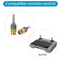 For DJI RC/Mini 3 Pro Remote Controller Extended Joystick CNC Aluminum Thumb Stick Rocker for DJI RC/Mini 3 Pro Drone Accessory