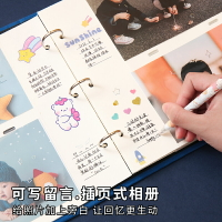 相簿/相冊/紀念冊 DIY插頁式5寸6寸可寫字相冊本寶寶兒童成長手賬日記記錄紀念冊集