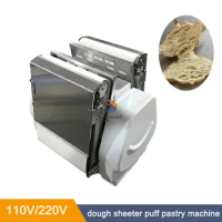 Kitchen Equipment Croissant Dough Sheeter Stainless Steel Bread Dough Sheeter Pastry Making Machine