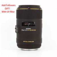 Sigma 105mm F2.8 EX DG OS HSM Macro Lens for Canon Mount or Nikon Mount