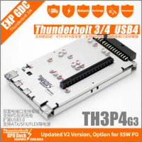 Thunderbolt3/4 USB4 GPU Dock TH3P4G3 65W / 85W PD Charging External Graphics Cards for ATX SFX Power Bracket GPU Dock for Laptop