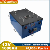 12V 10000Ah 5S LTO 50A 100A 150A 200A 300A Lithium Titanate Battery for RV Base Station Inverter Solar System Energy Storage