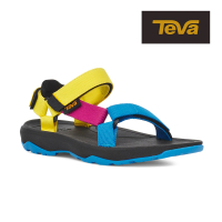 【TEVA】原廠貨 中童 Hurricane XLT2 機能運動涼鞋/雨鞋/水鞋/童鞋(多彩水藍-TV1019390CWMT)