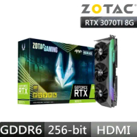 【ZOTAC 索泰】GAMING RTX 3070TI AMP HOLO 顯示卡+ZOTAC GAMING XL 電競鼠墊