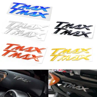 2PCS 3D Motorcycle Emblem LOGO Badge Chrome Sticker Decals Stickers for Tmax 1000cc Tmax560 Tmax530 Akrapovic TMAX 500 530 560
