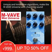M-VAVE Mini Universe Pedal Efek Gitar Reverb Digital 9 Mode MINI EFX True Bypass Suara Natural Dinam