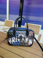 [COD] Christy ng Printed camera bag 2025 New high-quality textured handbag shoulder bag crossbody ba