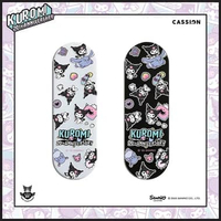 Cassion Phone Holder Finger Grip Case Hp Mischief Mood - Kuromi Collection Putih