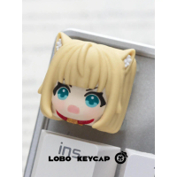 แมวของฉันคือสาวน่ารัก ~ สาวแมวสีชมพูถั่วเหลืองน่ารัก การออกแบบบุคลิกภาพ ทำจากศิลปะเรซิน เหมาะสำหรับ