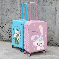 行李箱拉桿行李箱可愛行李箱ins小型塗鴉拉桿箱女男20結實耐用24旅行箱兔