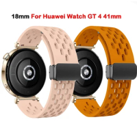 18 mm Buckle Magnetic For Huawei Watch GT 4 41mm Smart Watch Band For Huawei Watch GT4 41mm Strap Wristband Bracelet correa