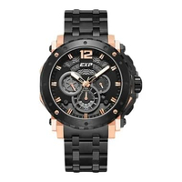 Expedition Chronograph E 6402 BC Jam Tangan Pria Sporty Stainless Steel Strap 45mm Quartz - Watches 