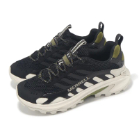 【MERRELL】戶外鞋 Moab Speed 2 Vent 2k SE 1TRL 男鞋 黑 米白 黃金大底 健行鞋 登山鞋(ML005807)