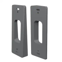 Video Doorbell Door Mount Mounting Plate Bracket Disassemble Easy to Install Bell Holder Cover for Houses Businesses Rentals