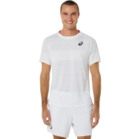 【asics 亞瑟士】短袖上衣 男款 網球 上衣(2041A244-100)