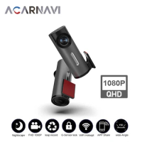 Acarnavi Car DVR F5 1080P HD Night Vision 1S Dash 150° FOV Camera Recorder WiFi Dash Cam QHD APP Control