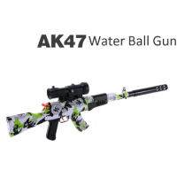 AK47 Water Ball Guns Toy Rifle Electric Manual 2 Modes Hydrogel Toys Guns Airsoft Crystal Bomb Shooting Model for Men Boys CS Go