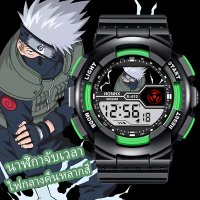 Nruto Hatake Kakashi Electronic Watch with Alarm Clock Wrist Gift Student Sport Watch Silent Watch d