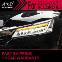 Car Lights for Honda Accord 9.5 Headlight 2013-2017 Accord Head Lamp Drl Projector Lens Automotive Accessories