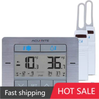 AcuRite Digital Wireless Fridge and Freezer Thermometer with Alarm, Max/Min Temperature for Home and Restaurants