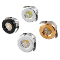 4/10pcs Mini LED Spot Downlights COB 3W Led Recessed spots 220v Dimmable Light for Ceiling Cabinet Showcase Loft Decorations