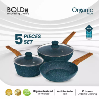 Bolde Organic Blue Pan Set 5Pcs