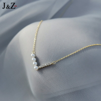 珍珠水鉆v字項鏈女小眾設計感高級鎖骨鏈2021年新款潮配飾毛衣鏈