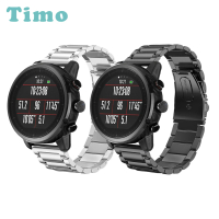 【Timo】華米 Amazfit GTR 4 不鏽鋼金屬錶帶 通用 GTR 3 Pro / 3 GTR2/2e(錶帶22mm)