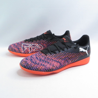 PUMA 10837901 男 足球鞋 Future 8 Play IT 室內 平底足球鞋 黑橘紫【iSport愛運動】