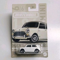 Matchbox 2023 Mini Cooper Car Series Skala 1:64 - MBX SERIES Austin Mini Cooper Putih