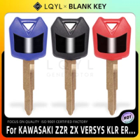 LQYL Blank Key Motorcycle Replace Uncut Keys For KAWASAKI Z750 Z800 Z900 Z1000 ER-6N ER6N ER6F ER6 N F VERSYS 650 KLR650 C A W