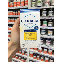 美國Citracal 慢釋檸檬酸鈣 含維他命D3, 80片 